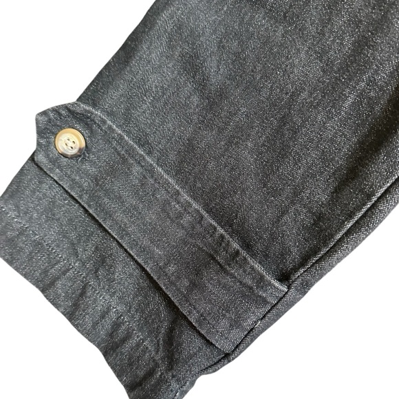 Denim Co Denim Removable Fleece Blanket Lined Toggle Button Pocket Coat Womens S - Picture 10 of 14